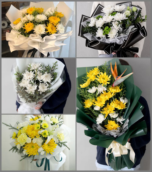 贵州毕节市威宁县新发乡响水村白事花束代送